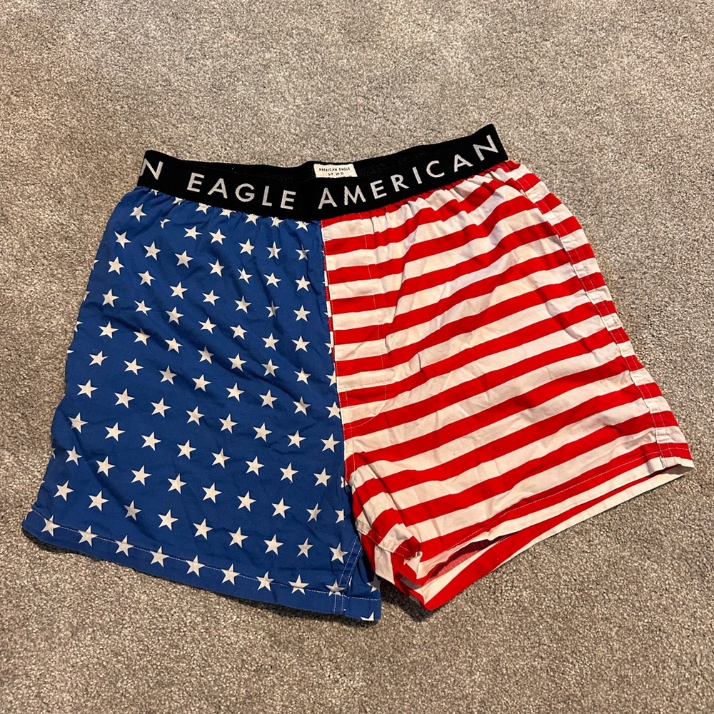 American Eagle American Flag Boxers